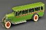 Kingsbury Bus painted apple green Rare Yellow Kingsbury bus wanted 1920's blue Kingsbury bus on display. Buddy L Mueum worls's largest buyer of Kingsbury toys and cars