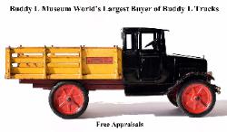 Buying Vintage Toys Paying Immediate Cash Buddy L Museum offering free vintage toy appraisals vintage german tin toys vintage japanese tin toys vintage american tin toys vintage buddy l trucks and more